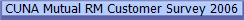 CUNA Mutual RM Customer Survey 2006